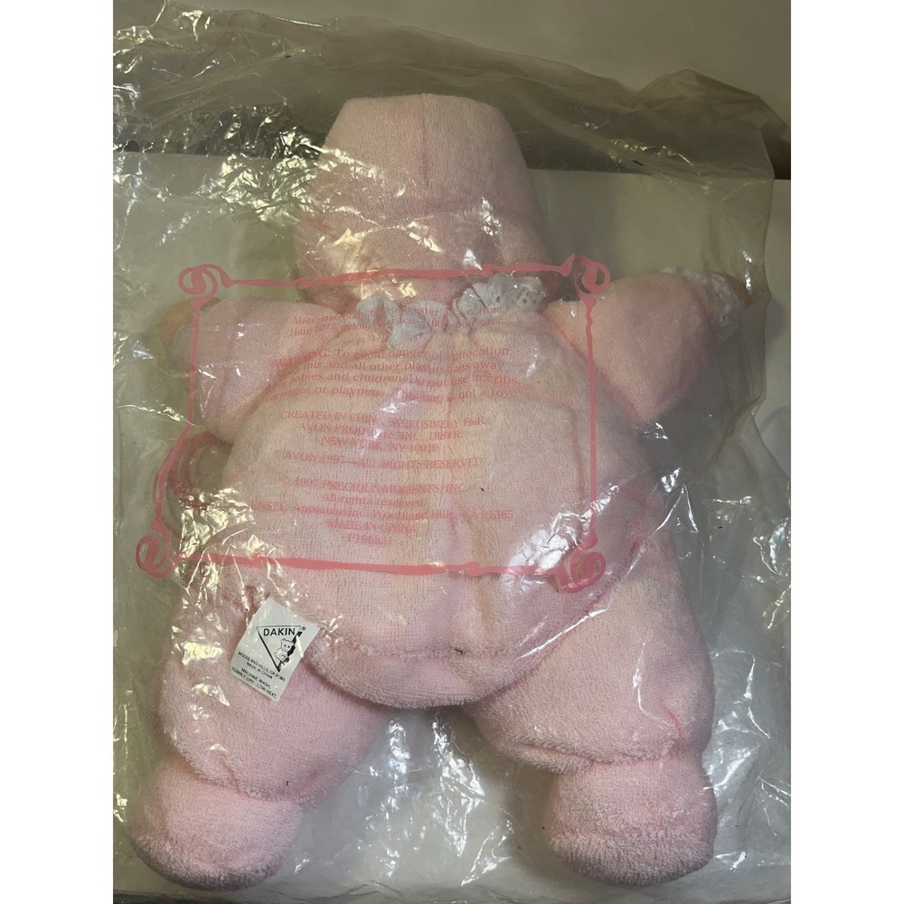 Vintage Dakin Precious Moments Pink Baby Doll Girl Avon 1997 Plush Stuffed Soft - Picture 4 of 7